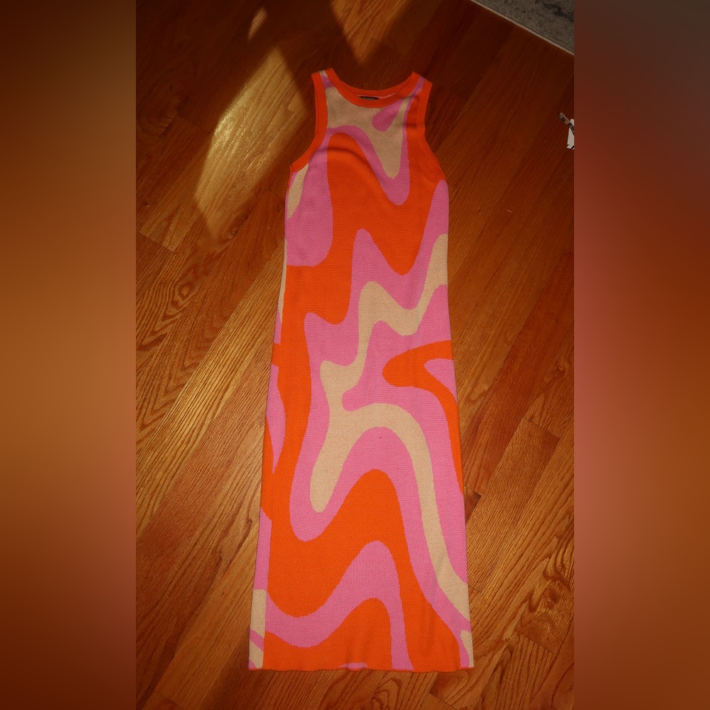 Target Groovy pattern midi dress size small